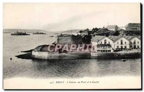 Ansichtskarte AK Brest L Entree Du Port Et Le Goulet