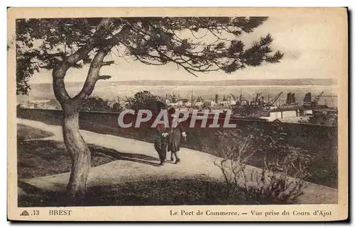 Cartes postales Brest Le Port de Commerce Bateaux