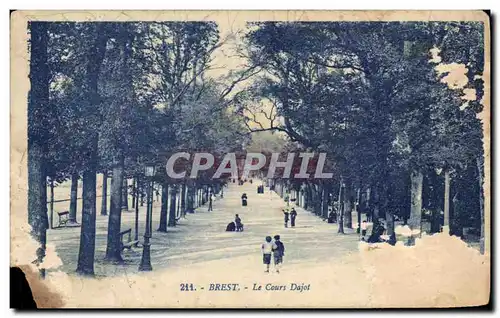 Cartes postales Brest Le Cours Dajot
