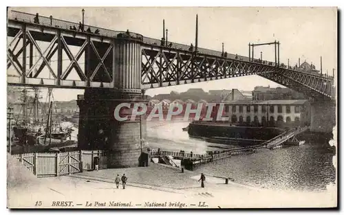 Cartes postales Brest Le Pont National