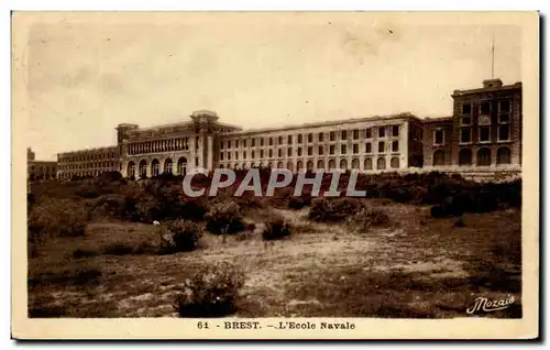 Cartes postales Brest L Ecole Navale Militaria