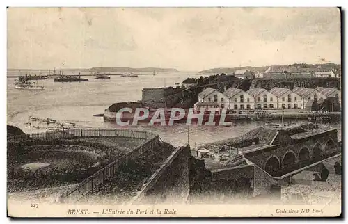 Cartes postales Brest L Entree Du Port Et La Rade