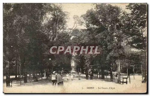 Cartes postales Brest Le Cours d Ajot