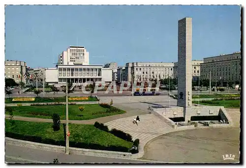 Cartes postales moderne Brest La Place de La liberte L Hotel de Ville