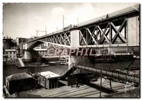 Moderne Karte Brest Le pont tournant