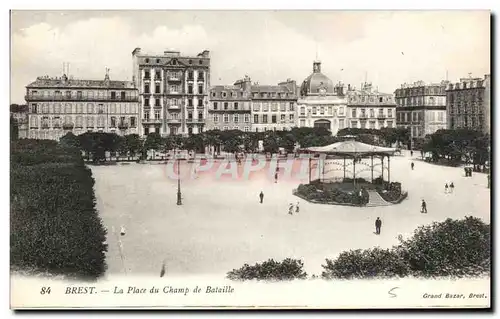 Ansichtskarte AK Brest La Place du Champ de Bataille