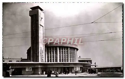 Moderne Karte Brest La Gare Et La Tour De L Horloge