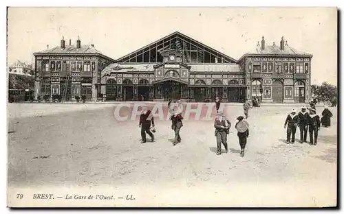 Cartes postales Brest Le Gare de L Ouest