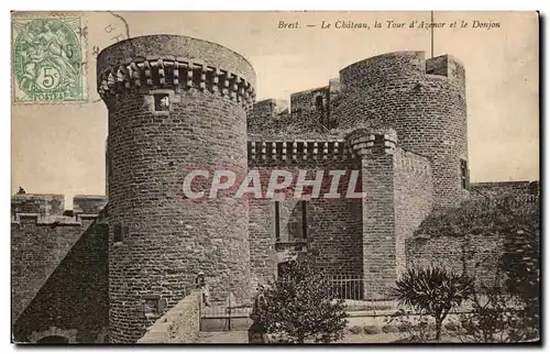 Ansichtskarte AK Brest Le Chateau La Tour D Azenor et le Donjon