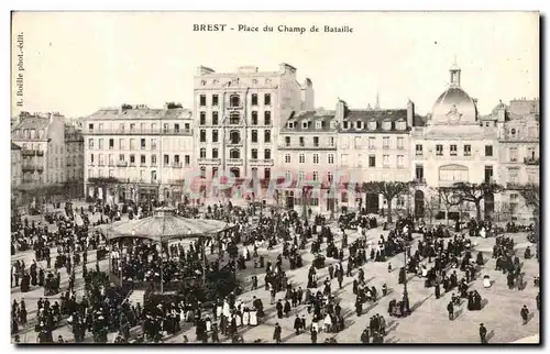 Cartes postales Brest Place Du Champ De Bataille