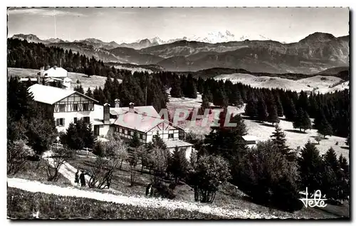 Cartes postales Plateau Du Revard La Chaine des Alpes et Le Mont Blanc