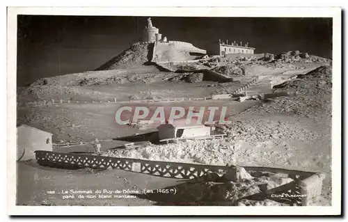 Cartes postales Le Sommet Du Puy De Dome Pare De son Blanc Manteau