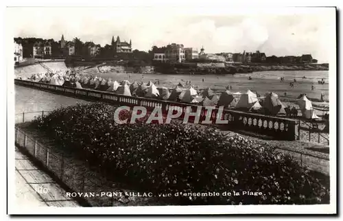 Cartes postales Royan Pontaillac Vue d Ensemble de la Plage