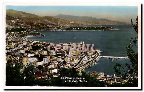 Cartes postales Monte Carlo et le Cap Marlin