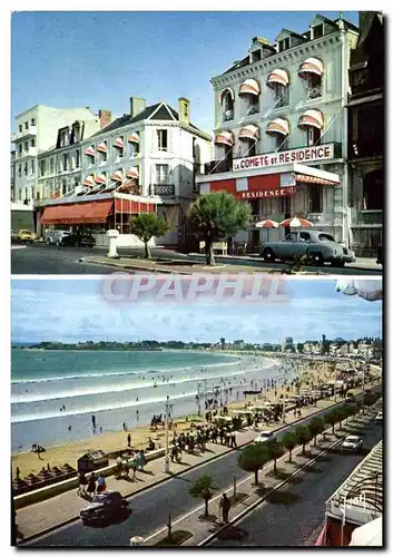 Cartes postales moderne La Comete Et Residence La Plage Cote Vue L Hotel Les Sables D Olonne