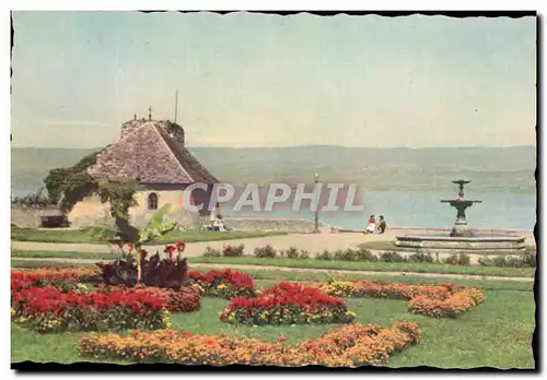 Cartes postales moderne Thonon Le Jardin et la poterne