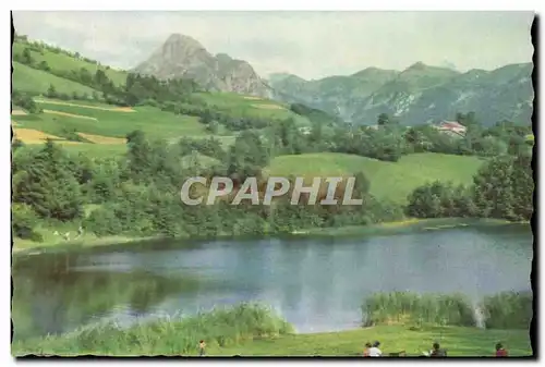 Cartes postales moderne Beunaz pres d Evian au fond la Dent Le Lac de la dent d oche