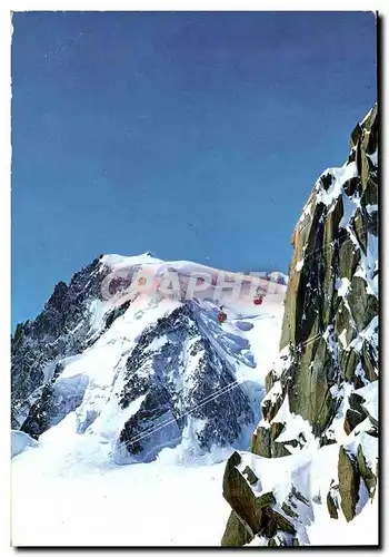 Cartes postales moderne Chamonix Blanc Vallee Blanche