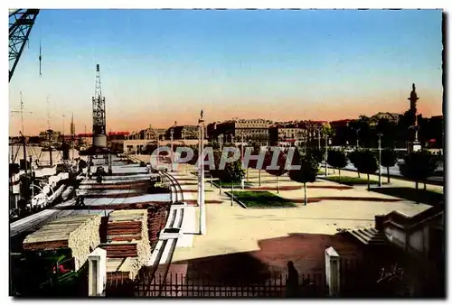 Cartes postales Bordeaux Quai Louis XVIII Jardin des Terrasses