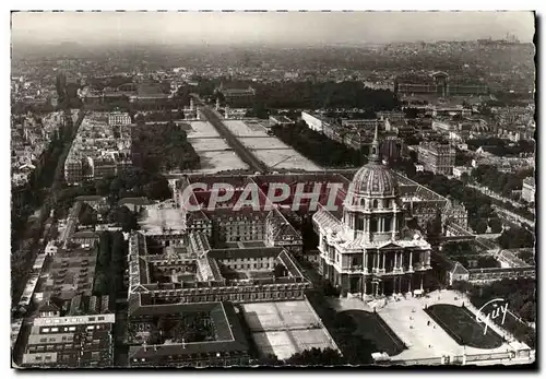 Cartes postales moderne Paris En Avion L Hotel et l esplanade des Invalides