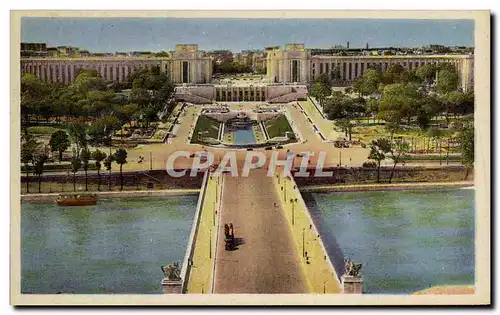 Ansichtskarte AK Paris Vue Panoramique Vers le Palais de Chaillot