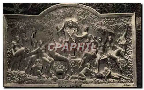 Ansichtskarte AK Reims Champagne Pommery Greno Jeunes maraudeurs Bas relief sculpte dans la Crate