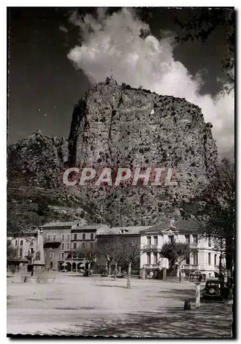 Cartes postales Castellane Le Roc et la Place