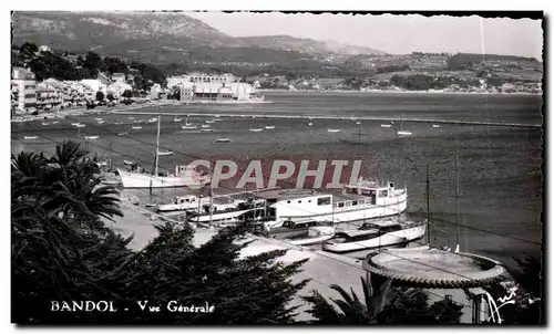 Cartes postales moderne Bandol Vue Generale Bateaux