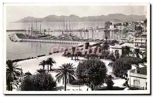 Ansichtskarte AK Cannes Le Port et I Esterel Bateaux