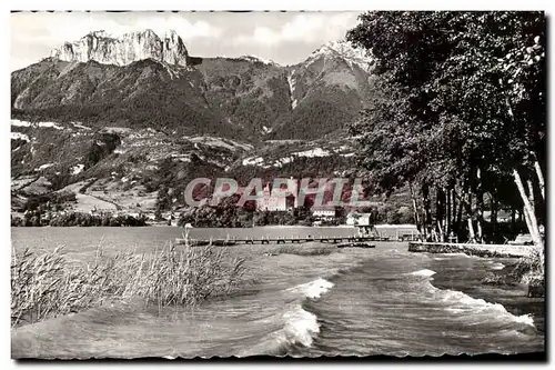 Cartes postales Lac D Annecy Le Chateau et Dents de Lanfon