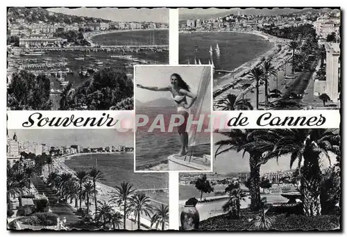 Cartes postales moderne Souvenir de Cannes