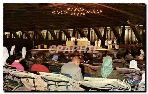 Cartes postales moderne Lourdes La Basilique Souterraine