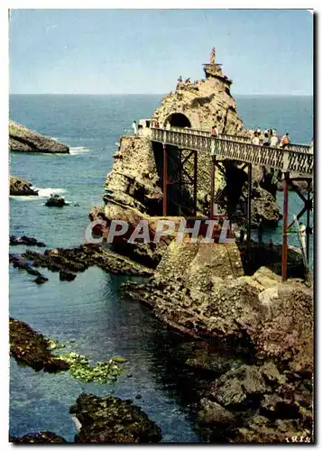 Cartes postales moderne Biarritz Le Rocher de la Vierge