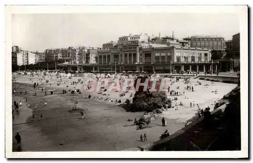 Cartes postales moderne Biarritz La Plage et le Casino Municipal