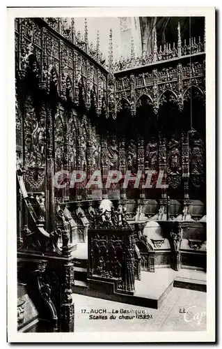 Cartes postales moderne Auch La Basilique stalles du Choeur