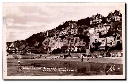 Ansichtskarte AK Trouville Reine Des Plages Les Villas des Roches Noires