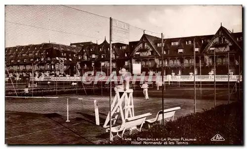 Cartes postales moderne Deauville La Plage Fleurie Hotel Normandy et les Tennis