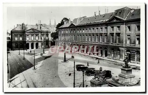 Moderne Karte Metz Place d Armes et Hotel de Ville