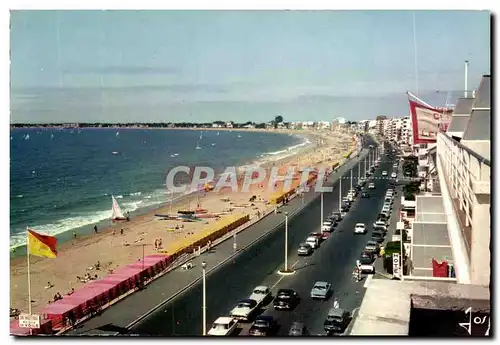 Cartes postales moderne La Bretagne En Coueurs La Baule Le remblai et la plage