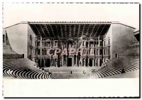 Cartes postales moderne Orange La Scene et les Gradins du Theatre Antique