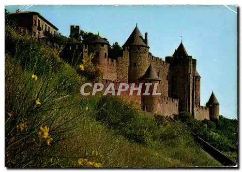 Moderne Karte Carcassonne La Cite Cote Porte d Aude