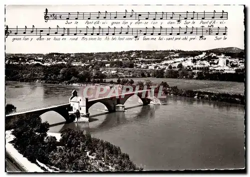 Cartes postales moderne Avignon Le Pont St Benezet du pont d Avignon