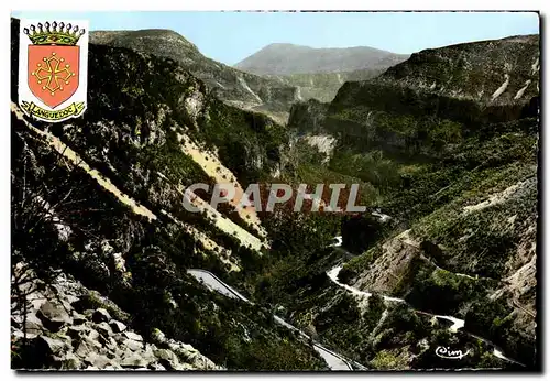 Moderne Karte Cirque De Navacelles Blandas par le Vigan