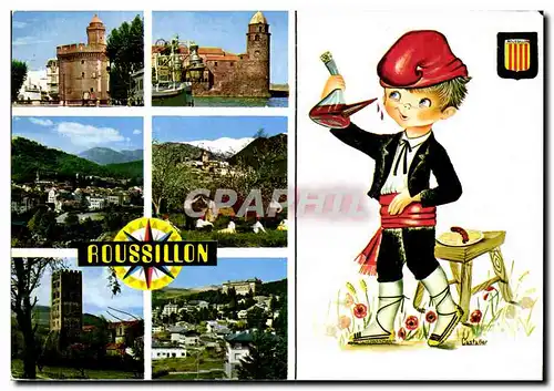 Cartes postales moderne Roussillon Perpignan Collioure Amelie les Bains