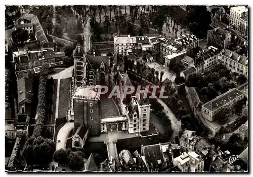 Moderne Karte Pau Vue aerienne Le Chateau