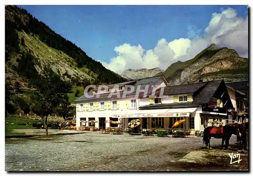 Moderne Karte Le Taillon Hotel Restaurant Cafe Bar Gavarnie