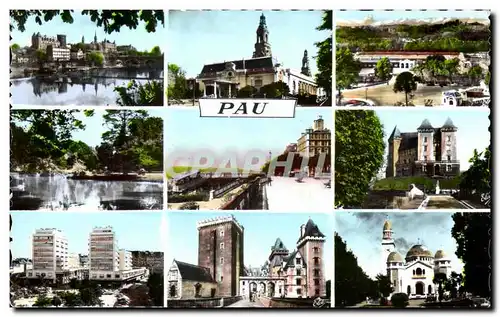 Cartes postales moderne Pau Vue sur le Gave Le Casino La Gare