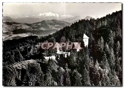 Cartes postales moderne Notre Dame Des Voirons Et Le Massif Du Mont Blanc