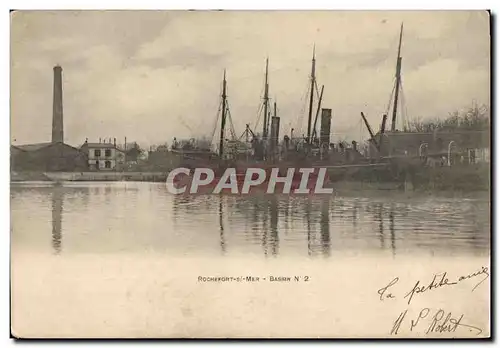 Cartes postales Rochefort S Mer Bassin Bateau