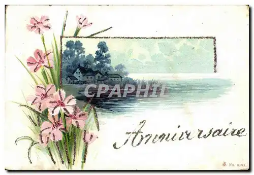 Cartes postales Annviversaire Fleurs